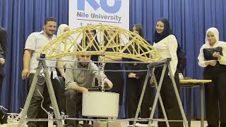 Spaghetti Bridge Competition | 150 KG | Fall 2025 | Group 11 | Nile University