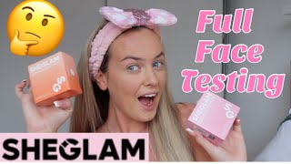 FULL FACE OF MAKEUP TESTING ~ SHEGLAM💛*is it worth it?*😳