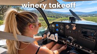 We took off from a WINERY in my ‘66 Airplane to LA