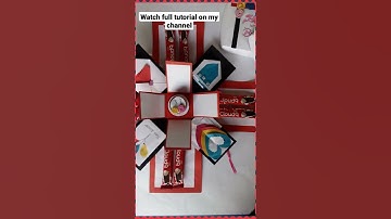 Easy explosion box idea|easy gift idea| birthday box idea |paper craft