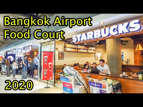 Bangkok Airport FoodCourt 2020 BKK