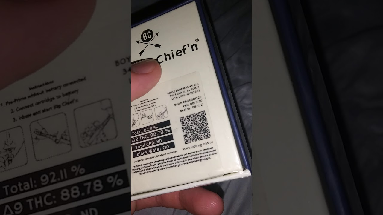 Big Chiefs BLACKWATER OG