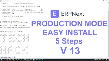 How To Easy Install ERPNext V13 in Ubuntu/Debian V18 ||  ERPNEXT V13 Open Source, || Production Mode