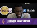 Dennis Schröder talks about his first training camp as a Laker | Lakers Training Camp