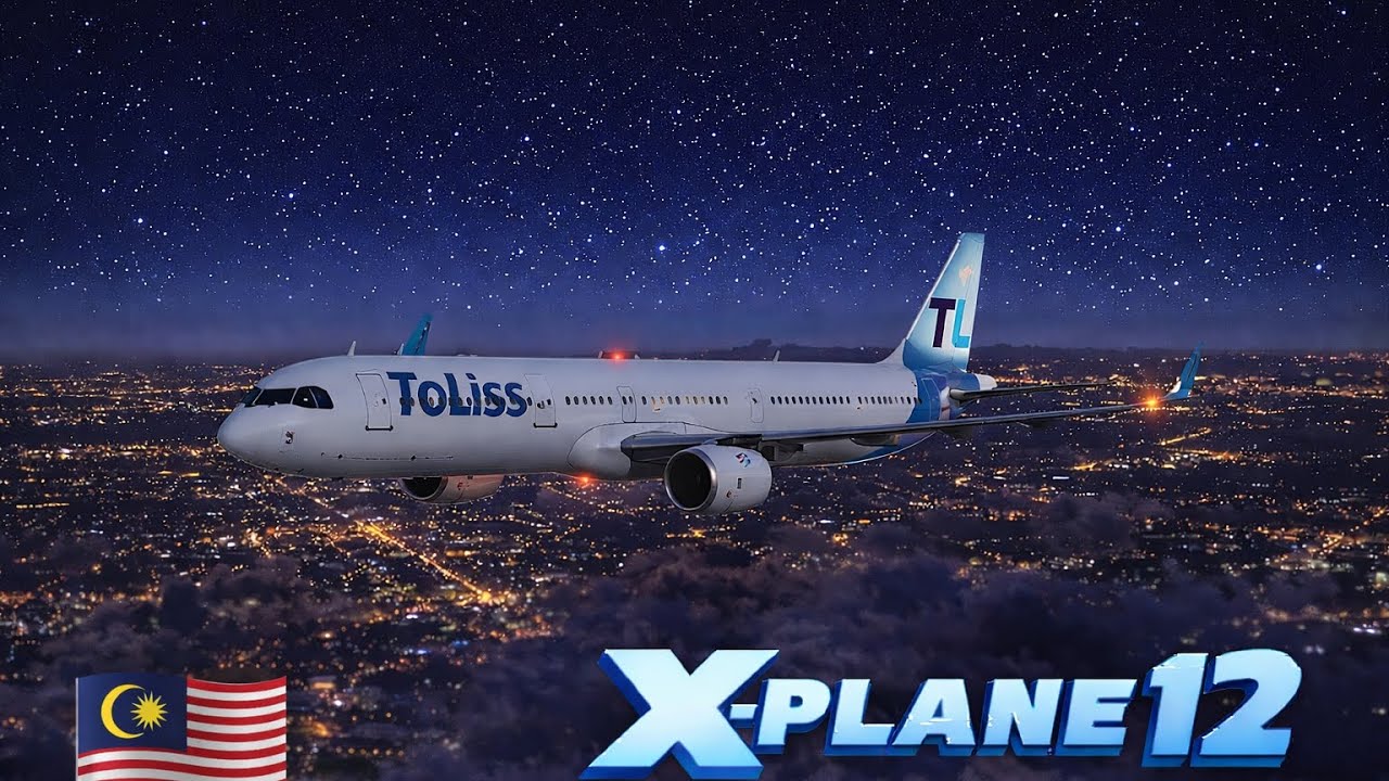 Toilss A321 Landing In kuala Lampur | X-plane 12