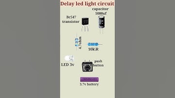 Led delay circuit||delay circuit|capacitor delay circuit