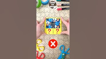 Try to Solve Impossible Paper Craft Puzzle with Funny CatNap by Smiling Critters #poppyplaytime #diy