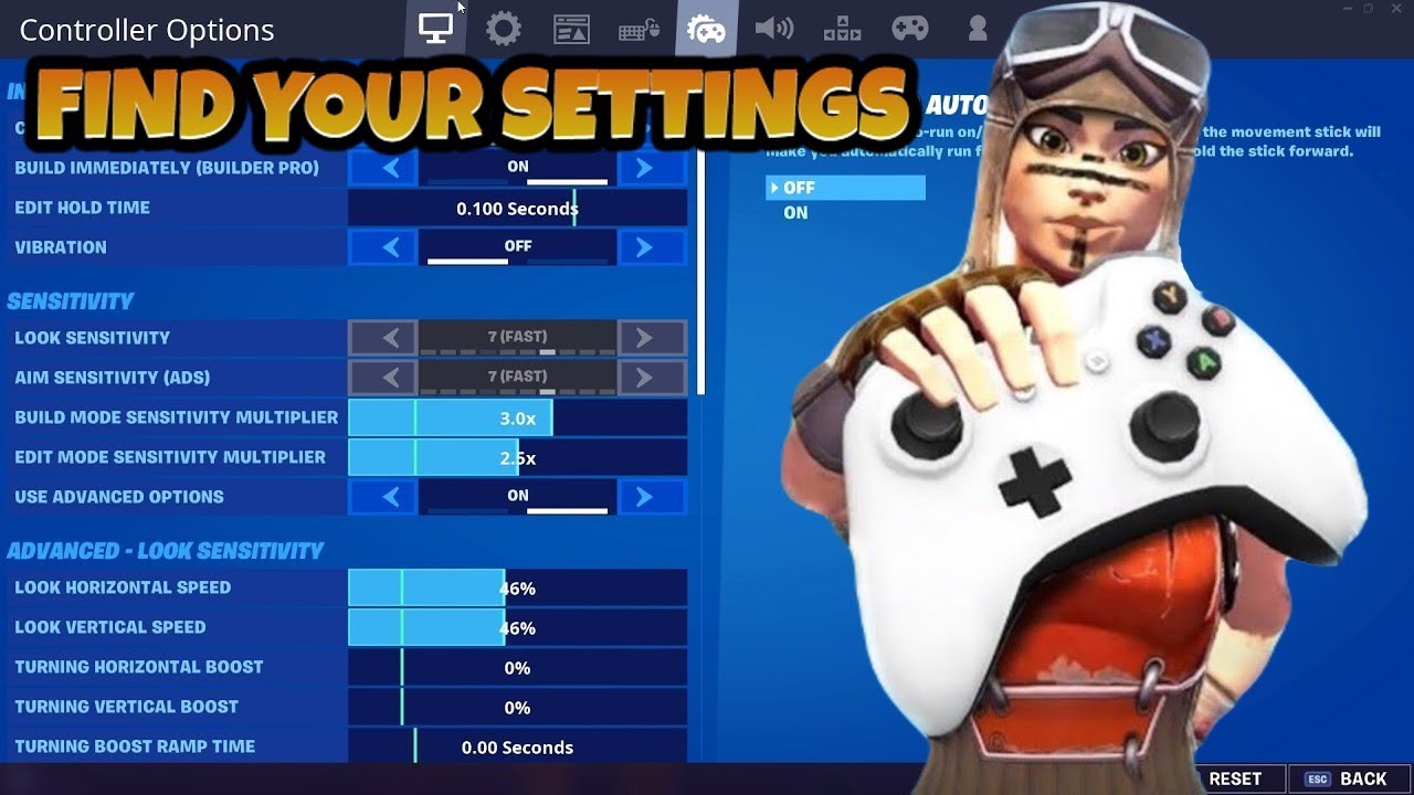 How to find your perfect controller settings in Fortnite - YouTube