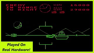 Battlezone Atari 8 Bit 400 800 XL XE Gameplay Only