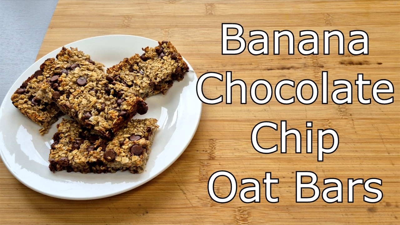 How to make Banana and Chocolate Chip Oat Bars