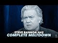 Steve bannon has complete meltdown as trump faces threat of jail time