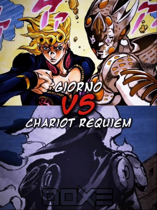 Giorno (G.E.R) Vs Chariot Requeim (S.C.R) #anime #edit #jojo #giorno #polnareff #1v1 #vs #amv #jjba