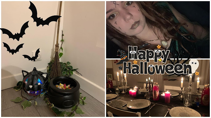 Ma soirée d'Halloween
