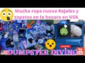 ♻️Dumpster Diving♻️😱😳Sorprendente y mega Hallazgo‼️👕👖⌚️👞👜🩲Tienda tiro todo esto Nuevo ala Basura 😲🇺🇲