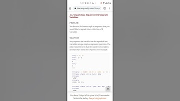 Unpacking a Sequence into Separate Variables
