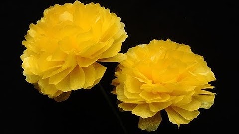 ABC TV | How To Make Paper Flower From Tissue Paper - Easy Craft Tutorial