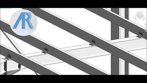 9 Steel Frame Roof Purlin connections Revit Tutorial
