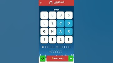 Wordbrain 2 Holiday Event December 4 2019 | Wordbrain 2 Holiday Event Day 4