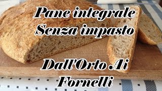 Pane Semi - Integrale SENZA IMPASTO con Lievito Madre in 5 minuti