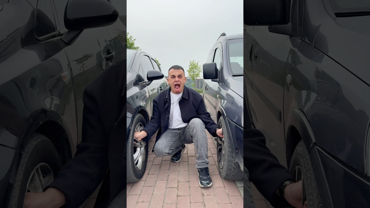 Elim Arabanın Jantına Sıkıştı #shorts