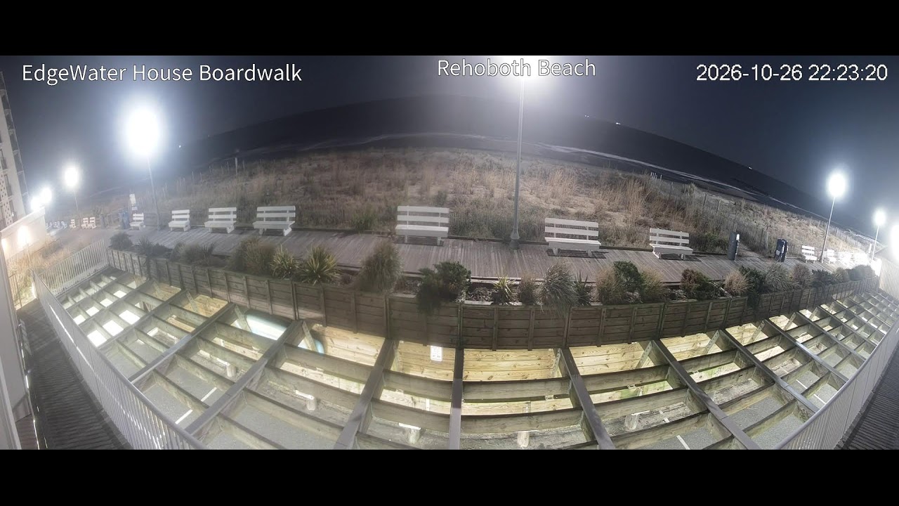 Rehoboth Beach Boardwalk Live Cam — Rehoboth Beach, DE live camera thumbnail