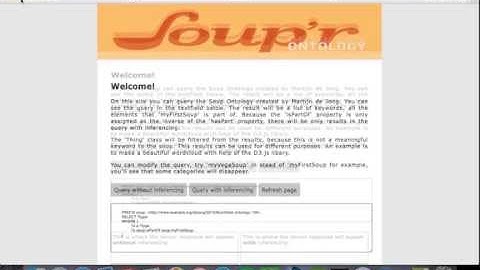 Soup Ontology | Semantic Web Screencast