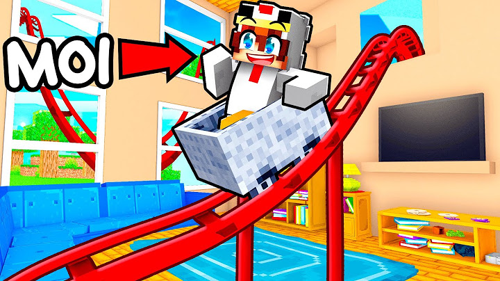 J'ai construit un PARC D'ATTRACTION dans ma MAISON sur Minecraft !