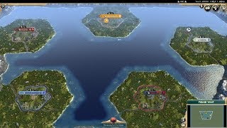 Civ 5 AI Only Timelapse: Lost in the Ocean