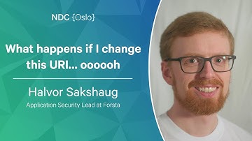 What happens if I change this URI… oooooh - Halvor Sakshaug - NDC Oslo 2022