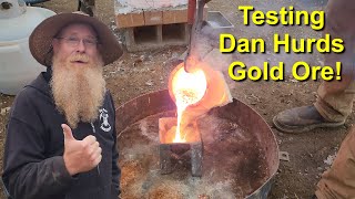 Testing Dan Hurds Gold Ore For Rich Gold & Silver
