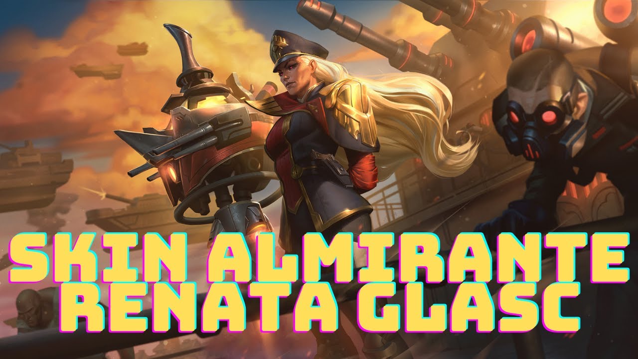 PRÉVIA SKIN ALMIRANTE RENATA GLASC SKIN RENATA GLASC !! GUERREIROS DO