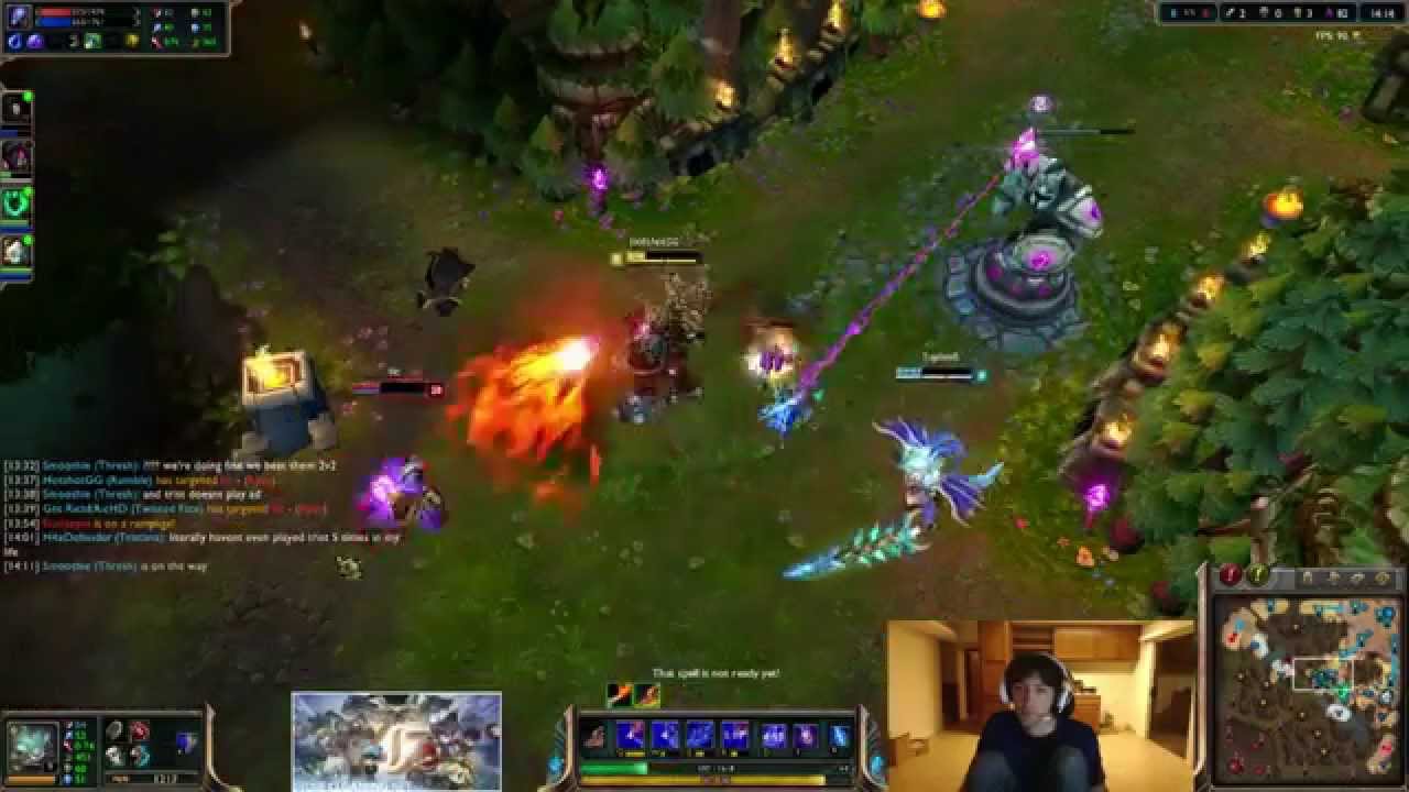 CLG HotshotGG vs tic Rumble vs Ryze (Challenger I)