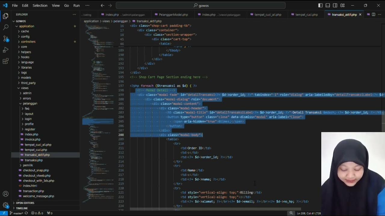 Penjelasan Codingan Web Programming Pencucian Mobil dan Motor (GoWos ...