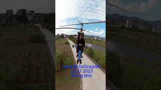 10 27 2023coaxial helicopter test flying
