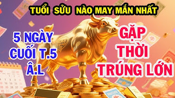 Tuổi SỬU Nào MAY MẮN nhất, 4 Con Giáp TRÚNG SỐ ĐỘC ĐẮC – Tiền Tỷ Ập Tới Trong 5 Ngày cuối tháng 5