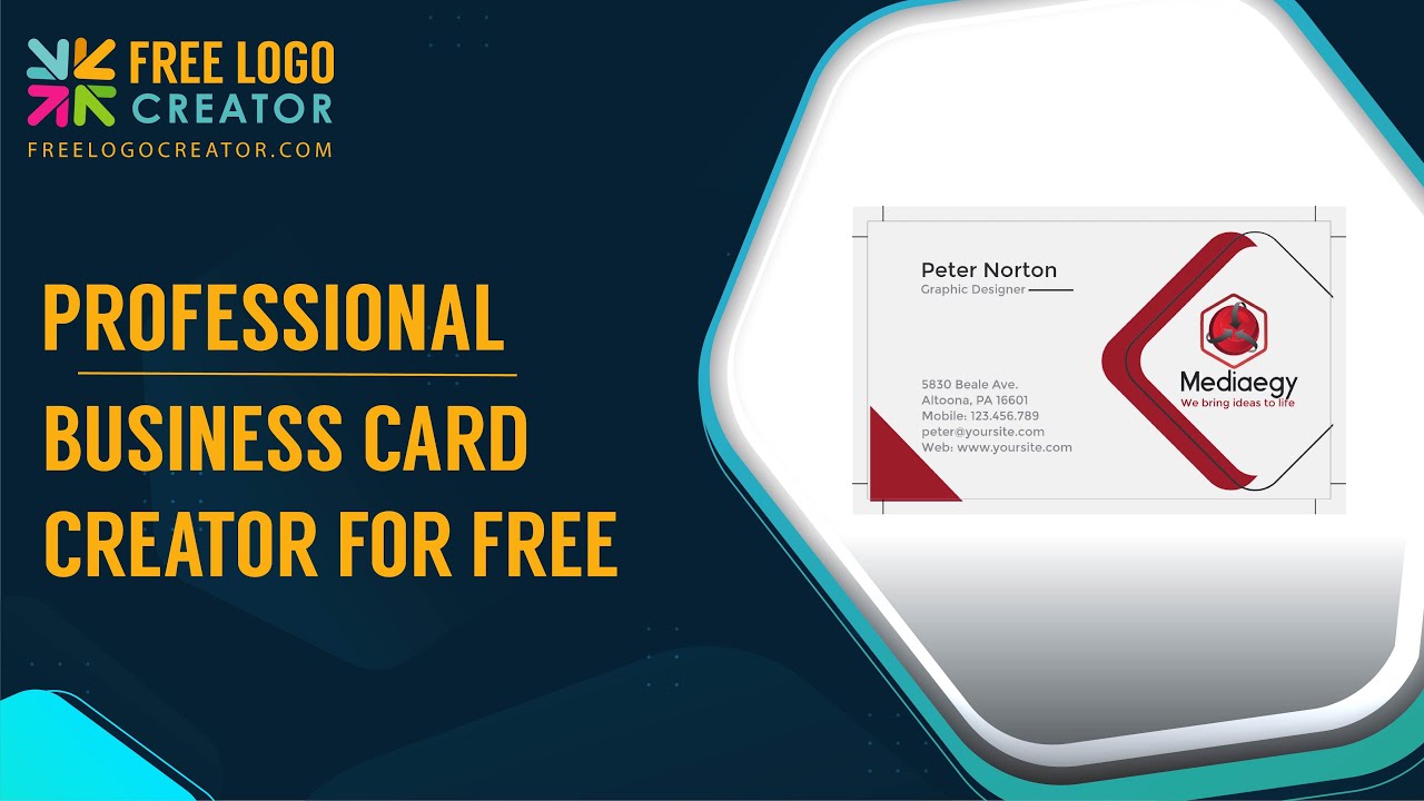 Professional Business Card Creator for Free YouTube