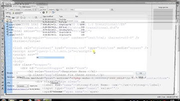 Form Validation Code in Php and JQuery Tutorial Part1