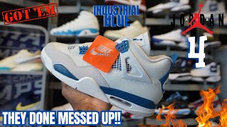 NO PAIR GETS LEFT BEHIND!! JORDAN 4 INDUSTRIAL BLUE THE DAY AFTER RELEASE PICK UP!! GOT EM ALL