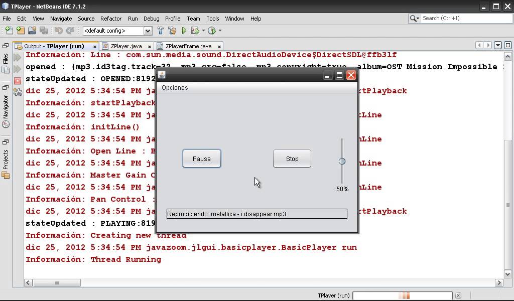 Reproductor Mp3 java YouTube