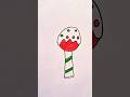 How to draw a candy step by step #drawing #easydrawing #flowerdrawing   #shorts #flowerpot