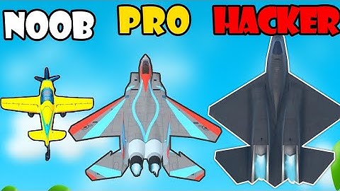 NOOB vs PRO vs HACKER - Plane Evolution 2 | Satisfying Games (Android,iOS)