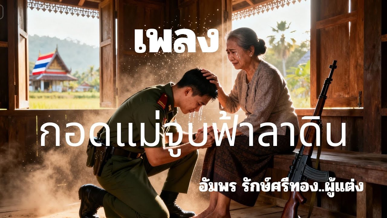 เพลงใหม่- กอดแม่จูบฟ้าลาดิน#ต้นข้าวสุปรียา #ทหารไทย