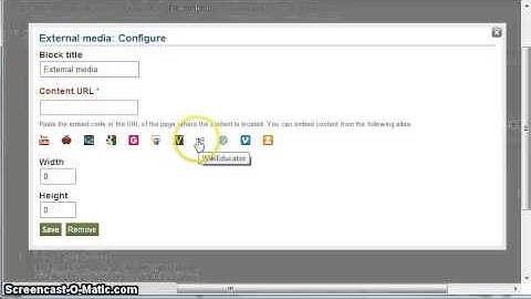 Mahara - How to add a YouTube video to your portfolio Page