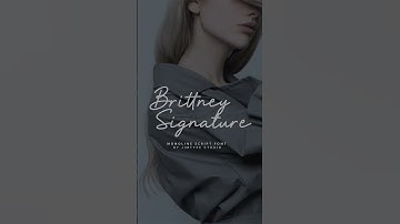 FREE FONT-BRITTNEY SIGNATURE BUSINESS FONT