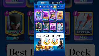 Best Elixir Golem Deck 🤯 | Clash Royale | #shorts #clashroyale #viralvideo #ytshorts