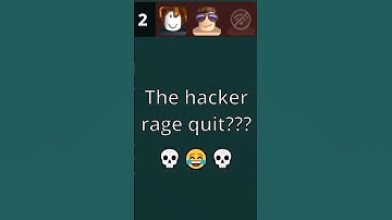 HACKER rage quitting??? 😂😂 | Roblox Murderer vs Sheriff Duels mvsd