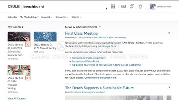 BeachBoard Tutorial-Reviewing Class Content