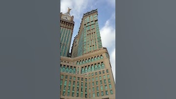 Royal Clock Tower & Adjacent towers full view #viral #shortvideo #meccalive #allah #makkah # #video