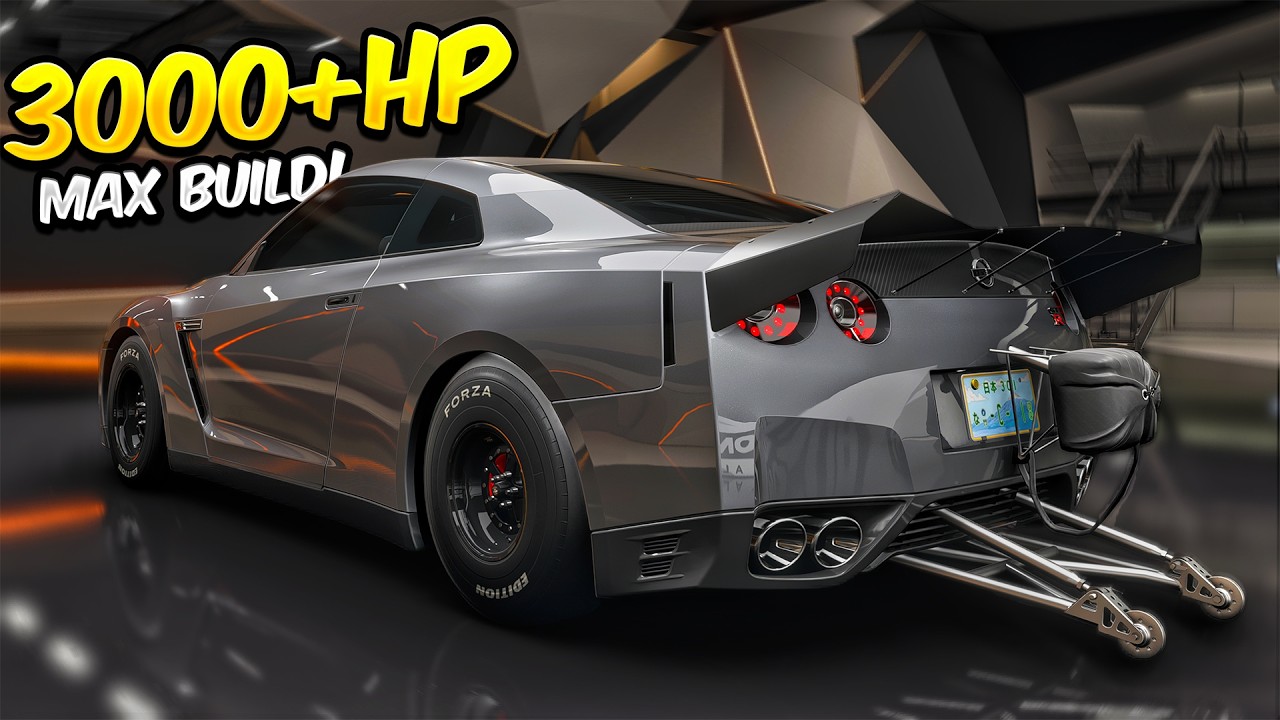 Fh6 R35 Forza Horizon 6 - 3000HP Nissan GT-R R35 Black Edition Customization ...