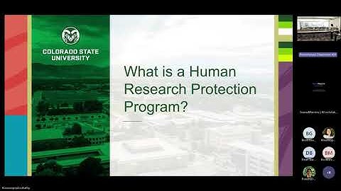Introduction to human subject research. How to work with CSU IRB.